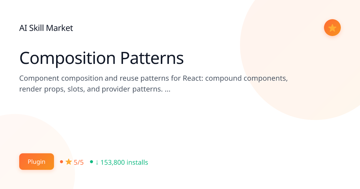 Composition Patterns: Development Tools for Claude Code | AI Skill ...