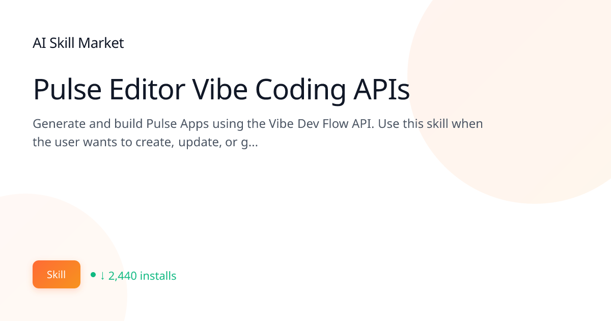 Pulse Editor Vibe Coding APIs: Development & Code Tools for Claude Code ...